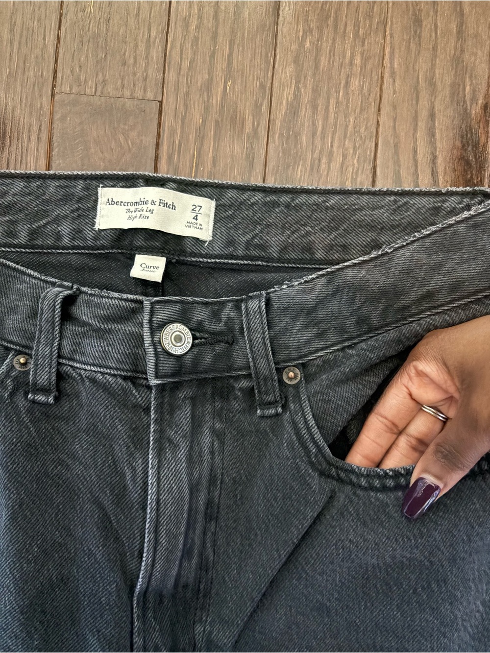 Abercrombie curve love wide-leg jeans - Picture 4 of 5